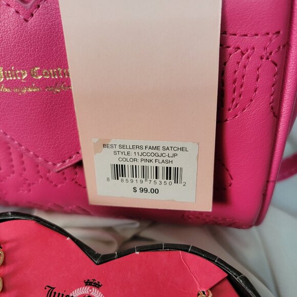 Juicy Couture Fame Satchel & Heart Jewelry Bundle ~ NWT - Picture 3 of 9